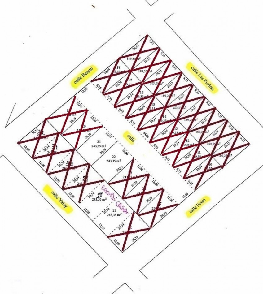 ULTIMO LOTE , OFERTA DE FINANCIACION - lote de 12m frente x 20m TOTAL 240m2