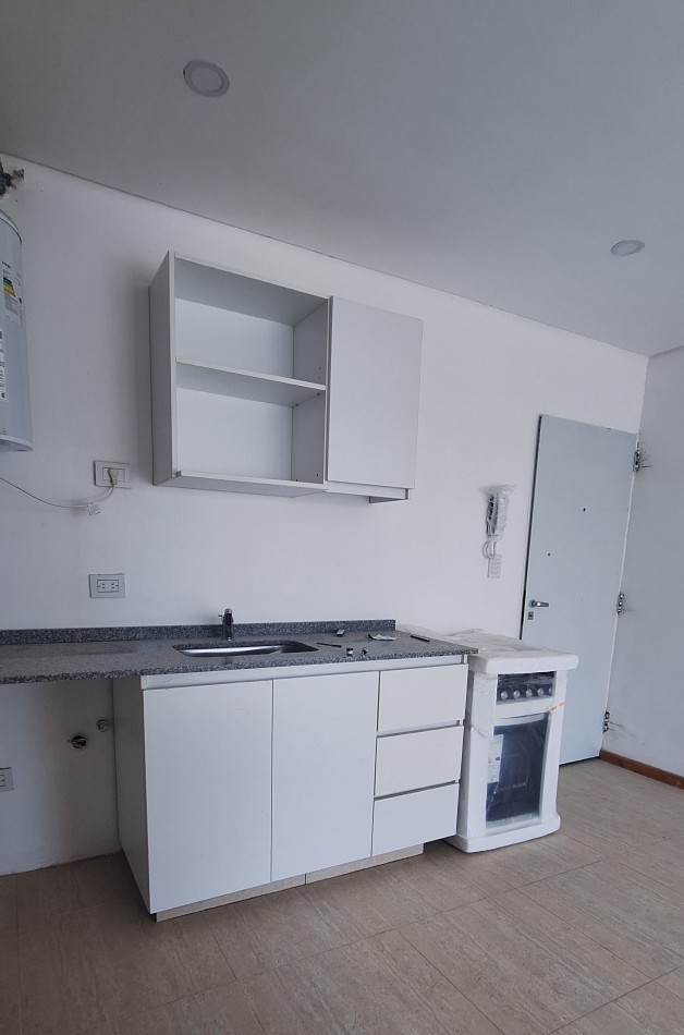 VENTA, depto ESTRENAR, 1 dorm. balcon, living-cocina, en 2do Piso c/ascensor