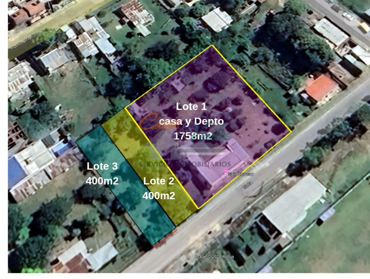 VENTA lote nro. 3 terreno con TODOS los servicios, muy buena ubicacion