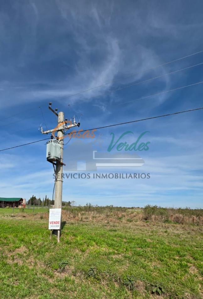 VENTA lotes ANTELO 15 x 50 sobre Asfalto