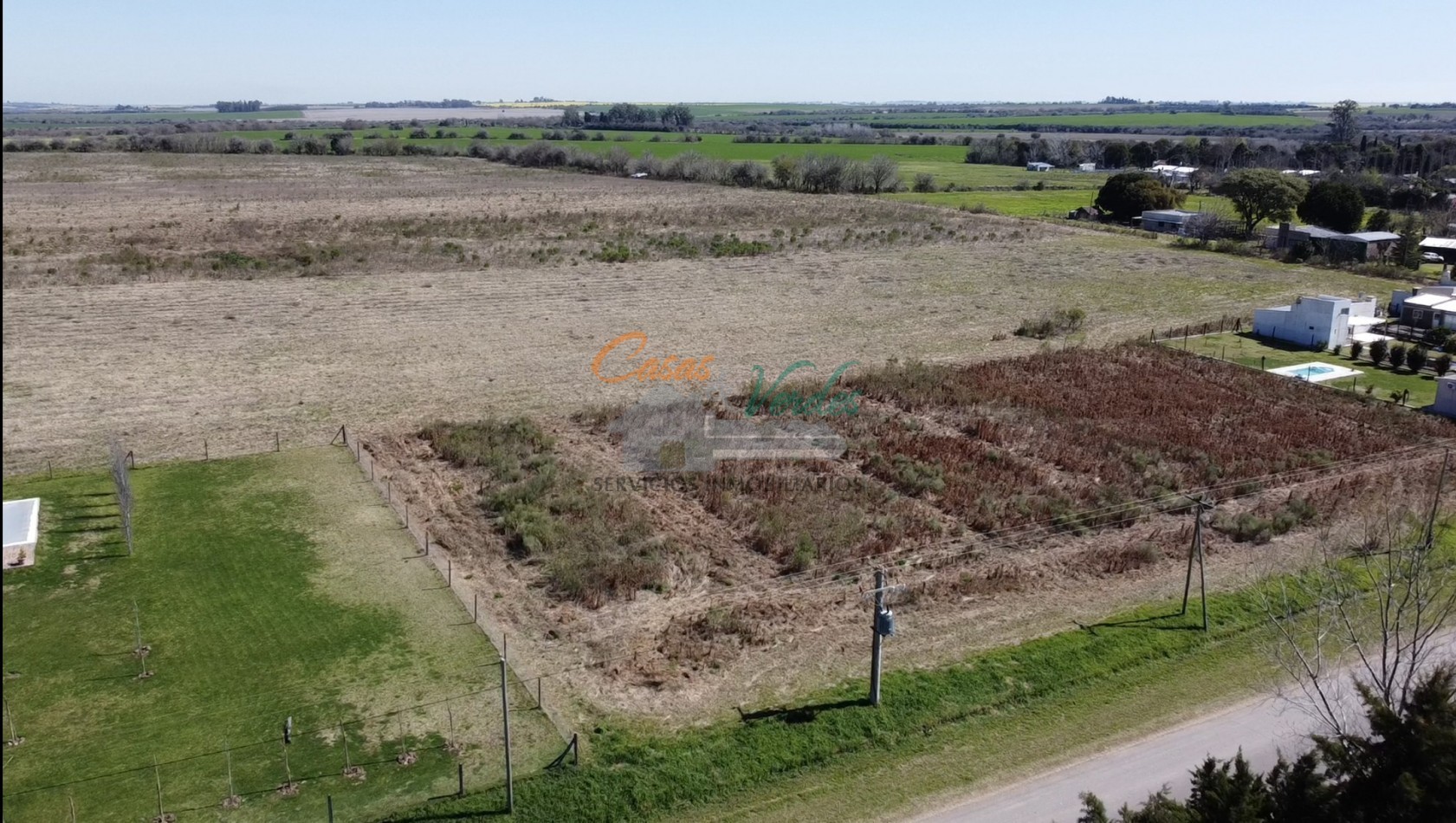 VENTA lotes ANTELO 15 x 50 sobre Asfalto