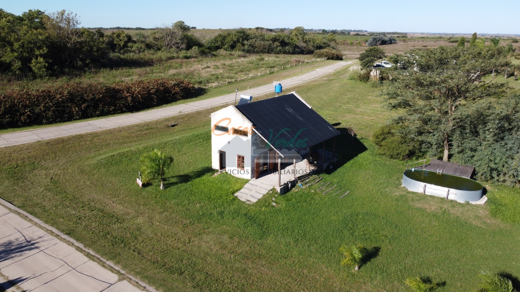 Casa en Venta Los Algarrobos, 1 dorm, 1 baño, pileta, amplio parque, seguridad, naturaleza