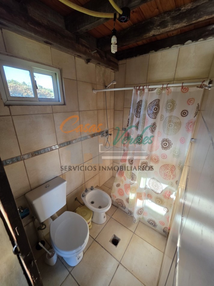 Casa en Venta Los Algarrobos, 1 dorm, 1 baño, pileta, amplio parque, seguridad, naturaleza