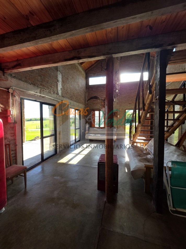 Casa en Venta Los Algarrobos, 1 dorm, 1 baño, pileta, amplio parque, seguridad, naturaleza
