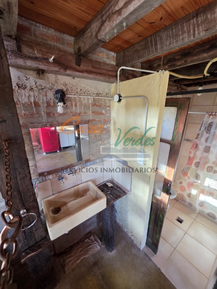 Casa en Venta Los Algarrobos, 1 dorm, 1 baño, pileta, amplio parque, seguridad, naturaleza
