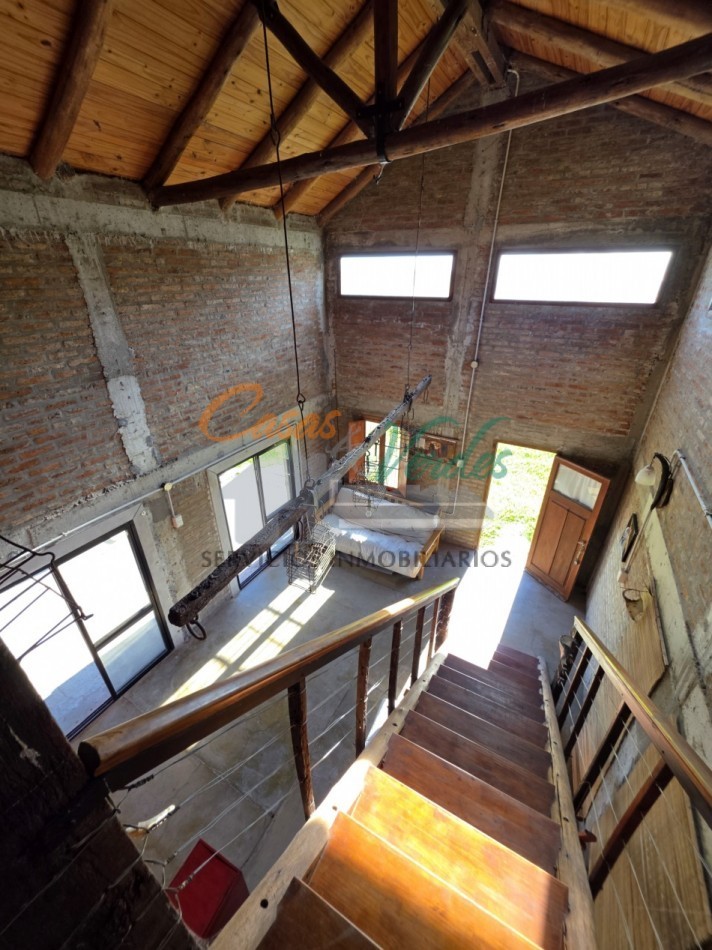 Casa en Venta Los Algarrobos, 1 dorm, 1 baño, pileta, amplio parque, seguridad, naturaleza