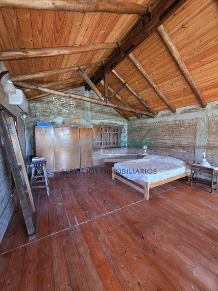 Casa en Venta Los Algarrobos, 1 dorm, 1 baño, pileta, amplio parque, seguridad, naturaleza