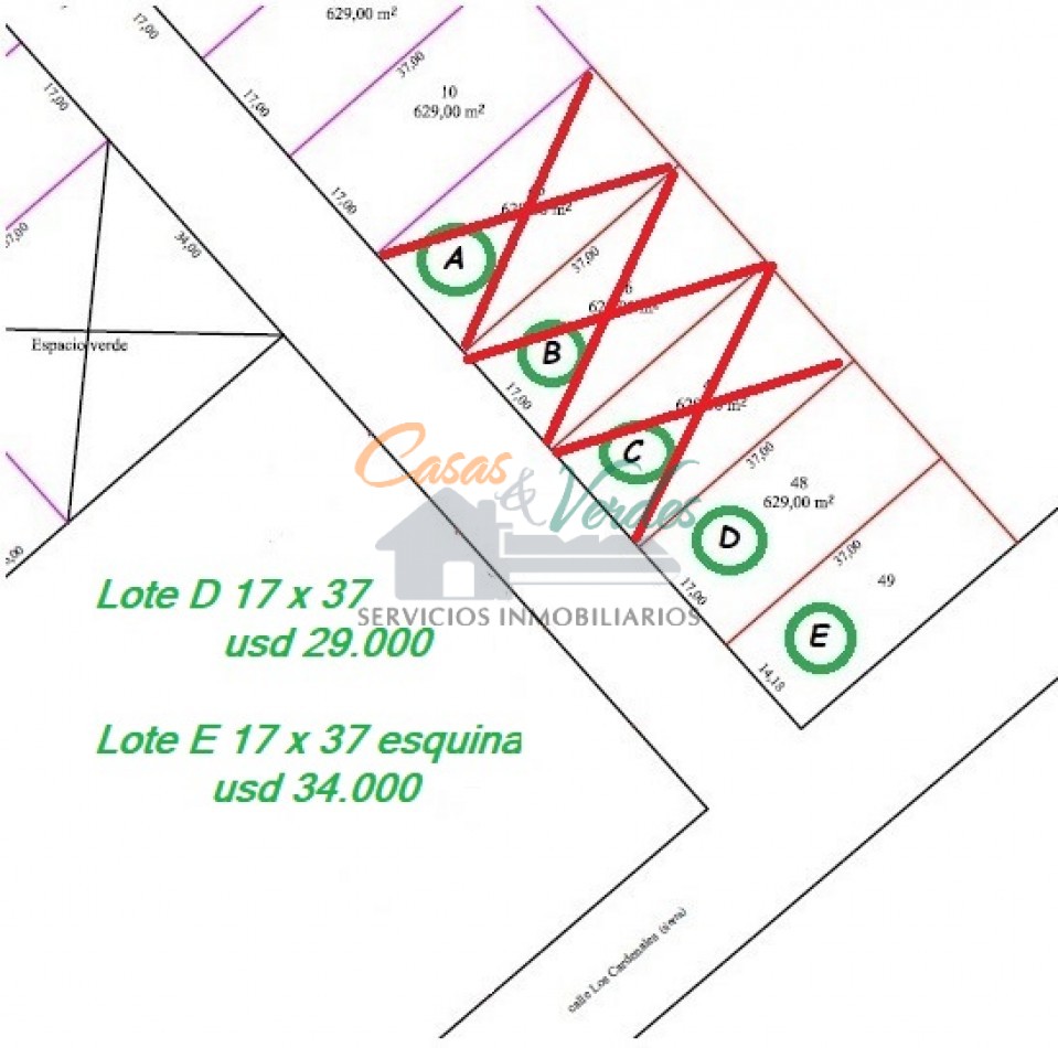 LOTE muy buenas medidas, excelente entorno y vistas, zona en desarrollo, a 1 cuadra de Bvar Brown.-