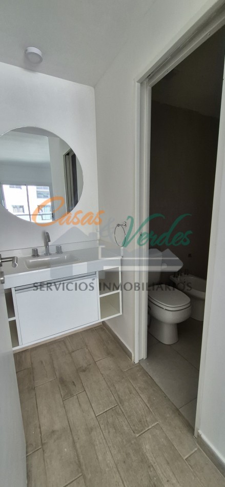 ALQUILER, depto 2 dormitorios , vista al rio, con cochera