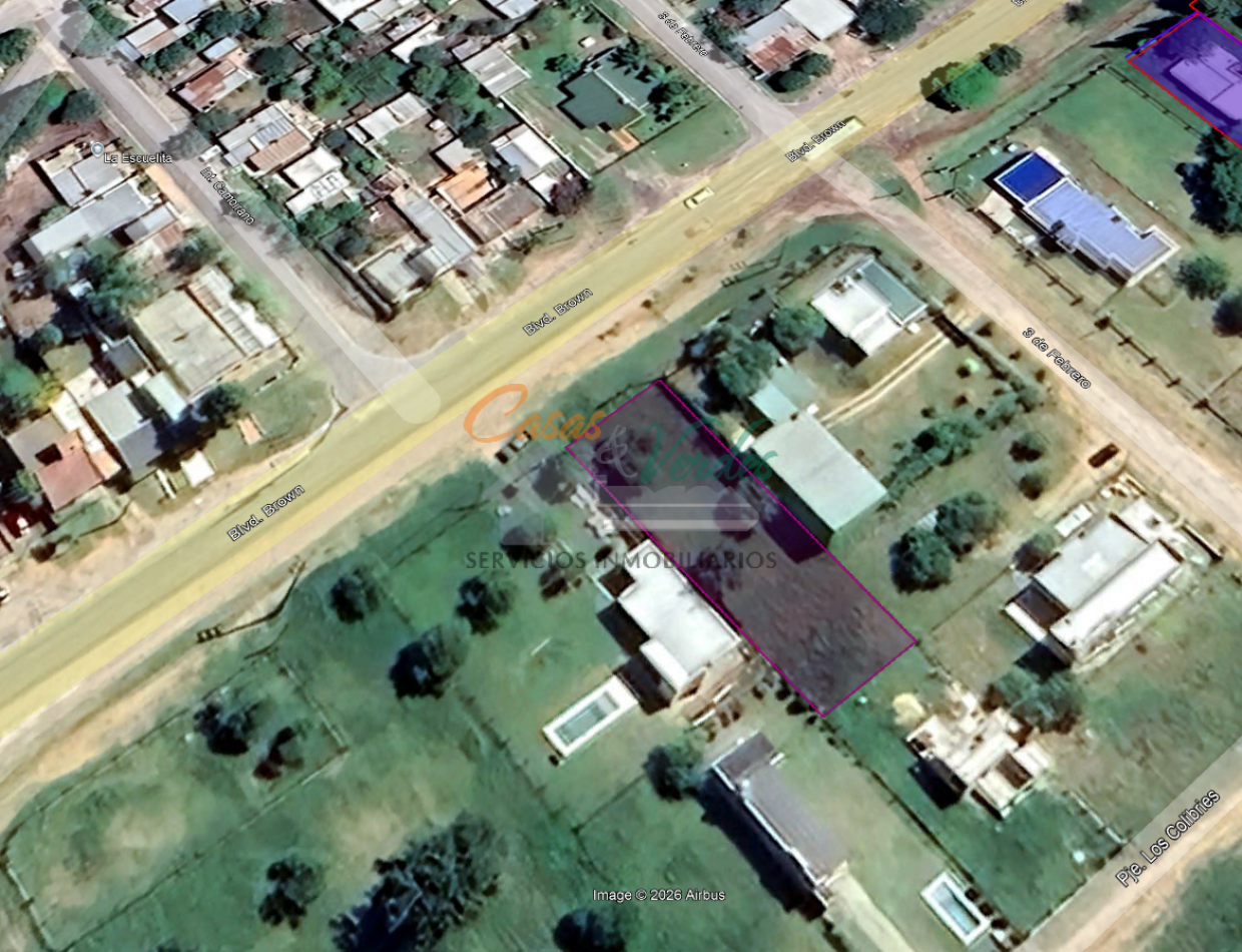 VENTA  terreno frente Bvar Brown, con todos los servicios