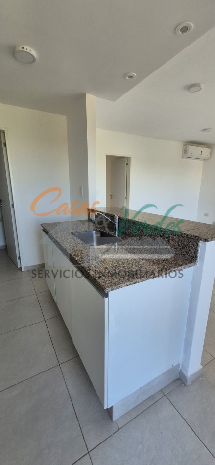 ALQUILER, depto 2 dormitorios , vista al rio, con cochera